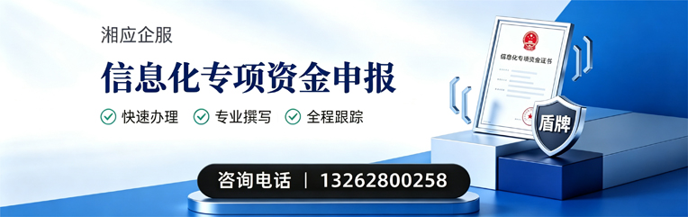 长治信息化专项资金申报服务