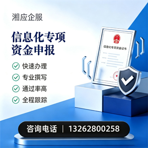 长治信息化专项资金申报服务