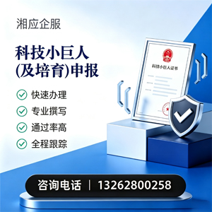 长治科技小巨人及培育企业申报服务